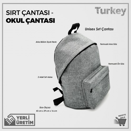 Sırt Çantası - Okul Çantası